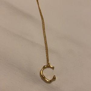 C necklace and pendent